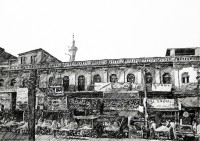 Zameer Hussain, untitled 8 X 10 Inch, Pen ink on paper, Cityscape Painting -AC-ZAH-047